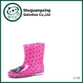 Enfants pas cher mignon Jelly Cat pluie bottes cheville bottes C-705